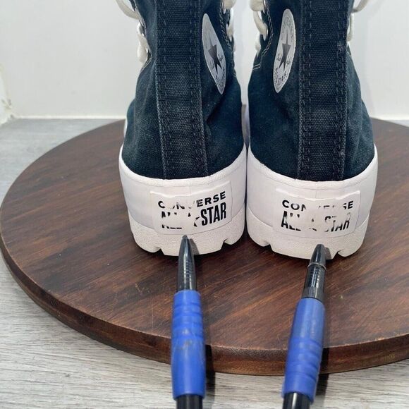 Converse Chuck Taylor All Star Women’s 6 Lugged Platform High-Top Sneaker Black - Picture 10 of 10